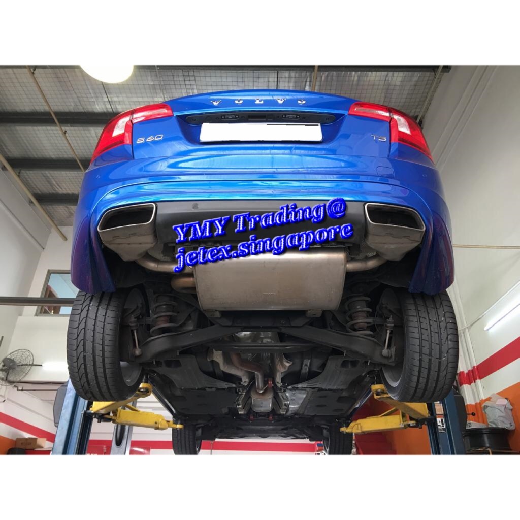 Volvo S60 T5 Jetex LTA approval duplex left right 100mm tip