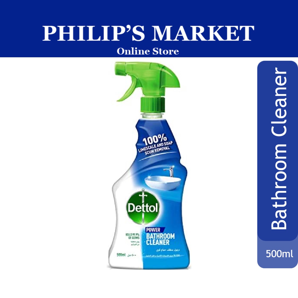 Dettol Bathroom Cleaner Trigger Spray 500ml Shopee Singapore
