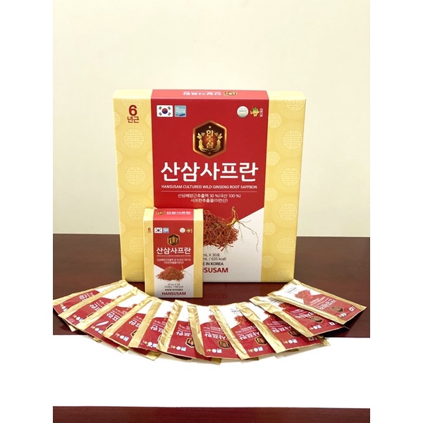 Safron Mountain Ginseng Extract Water (50ml x 30 packs) Shopee Singapore