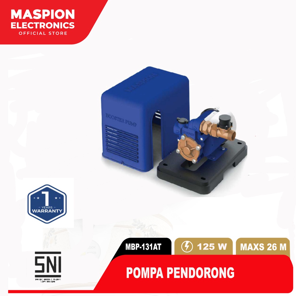 Maspion Mesin Air Pendorong Booster Pump MBP-131 AT - Gambar 2