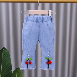 Korea Girls Spring Boot Cut Pant Jeans New Baby Girl Korean