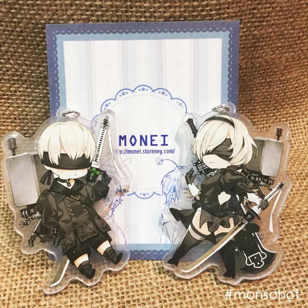 Nier Automata Keychains 2 Patterns Shopee Singapore   7a9835b82696de9bf7f673bf78c6f9f6