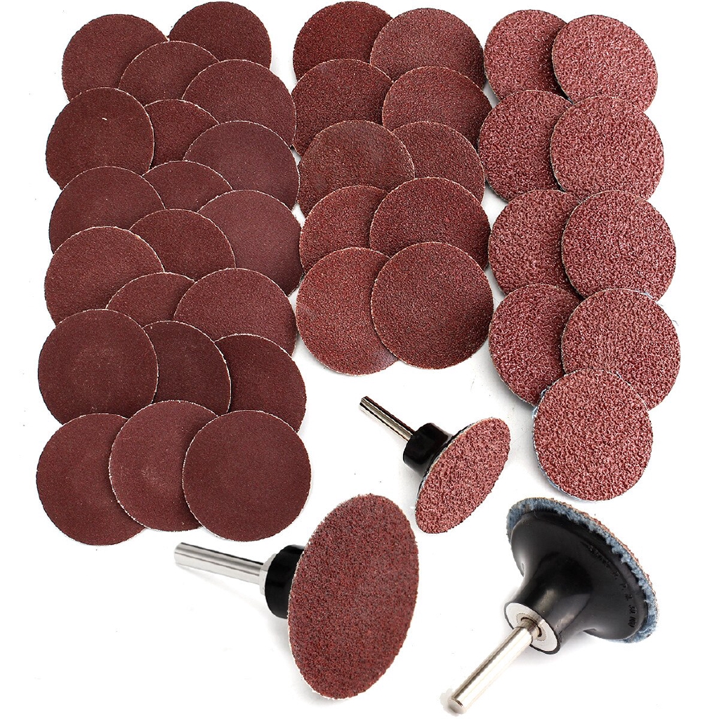 40/80/120/240 Grits 2" Roloc 40+1 Mix Type R Sanding Disc Abrasive