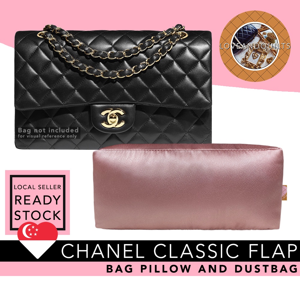 Bag Shaper Pillow Dustbag for Chanel Classic Flap Satin Insert Dust Bag bag Stuffer