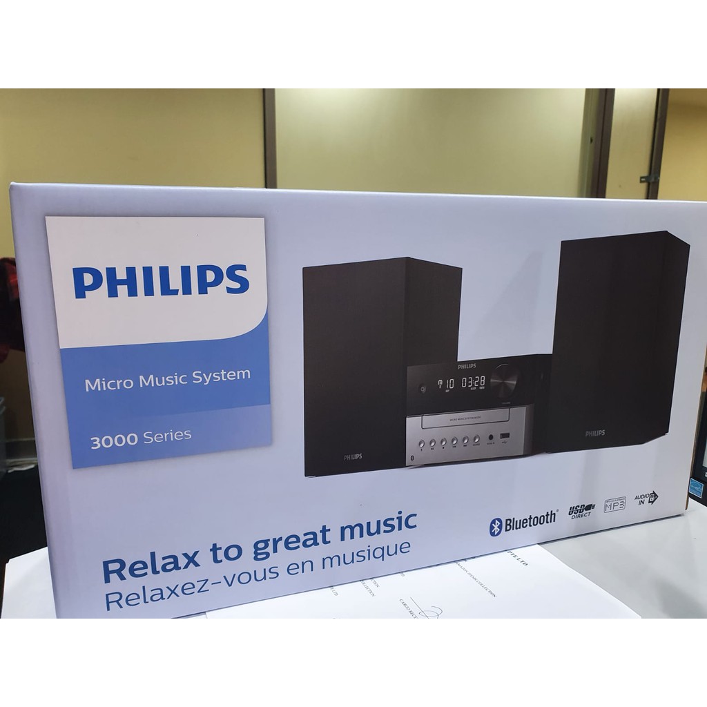 Philips Micro Music System TAM3205/12 , Bluetooth , USB Direct , MP3 ...