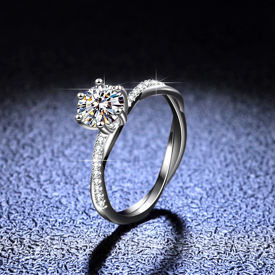 D color diamond on sale ring