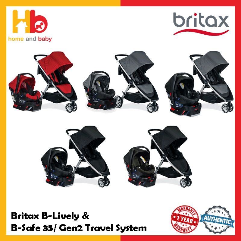 Britax B Lively B Safe 35 Gen2 Travel System Shopee Singapore