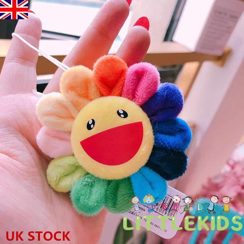 Takashi murakami store flower plush keychain