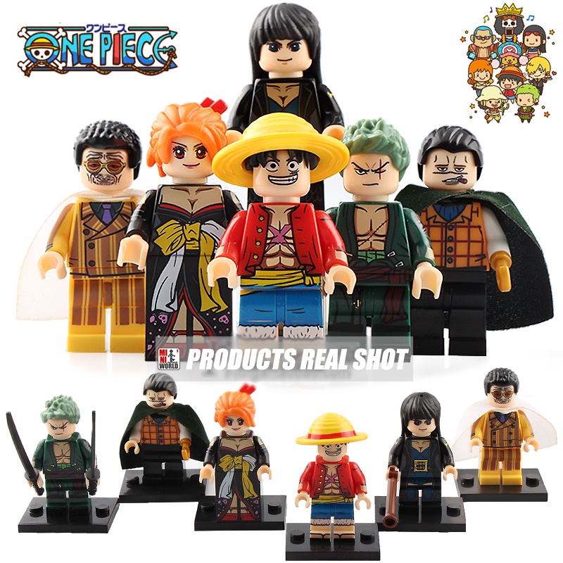 Monkey D. Luffy One Piece Lego Minifigure Toy