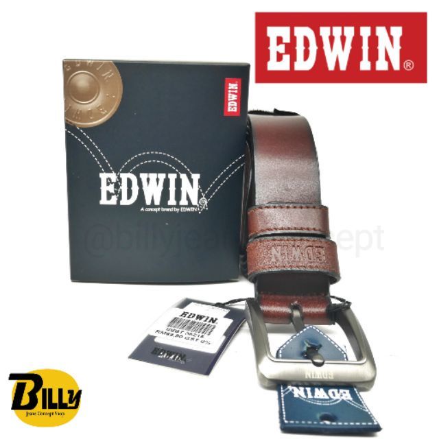 EDWIN Brand Leather Belt (EEBT35215) | Shopee Singapore