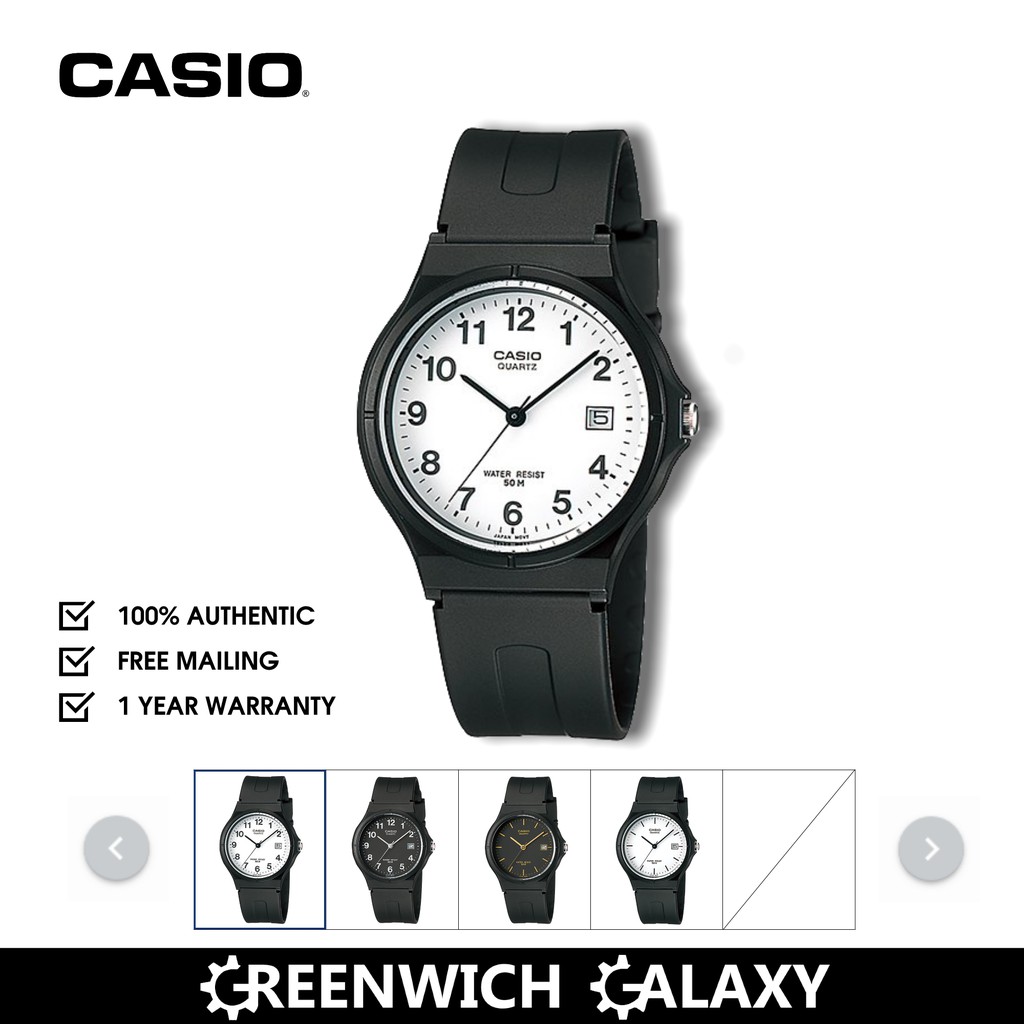 Casio Round Dated Watch MW 59 Series