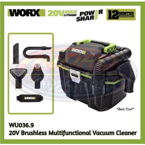 WORX Vacuum Wet Dry and Blower WU036.9 Bare Tool ONLY