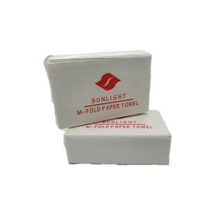 💯 [SG STOCK] SUNLIGHT M Fold Paper Towel [FULL WRAPPED] | N Fold paper ...