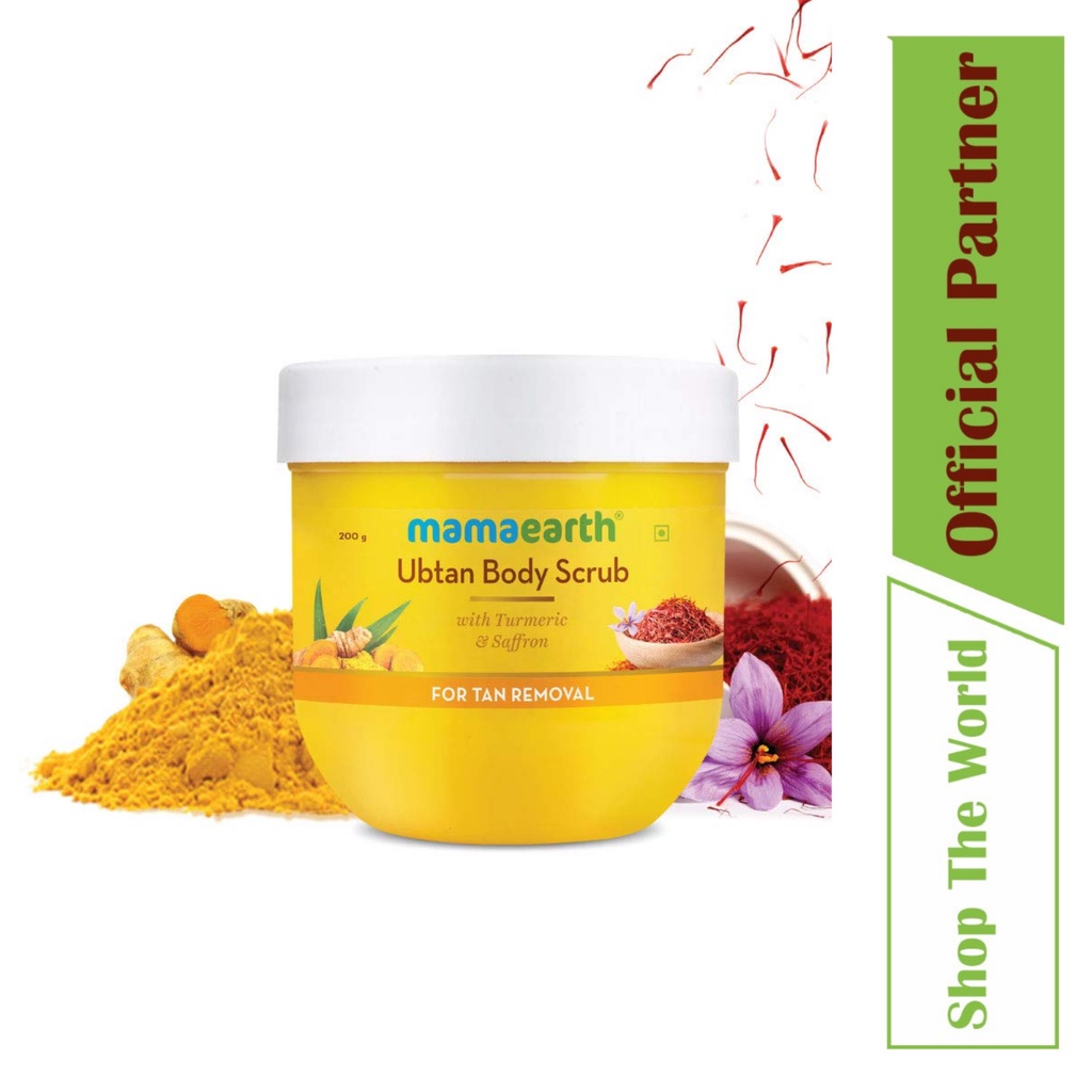(Expiry July 2024) Mamaearth AntiTan Ubtan Body Scrub With Turmeric