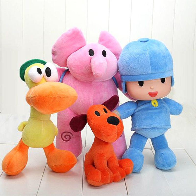 Pocoyo Elly Pato Loula Doll Soft Plush Material For Kids Birthday Christmas