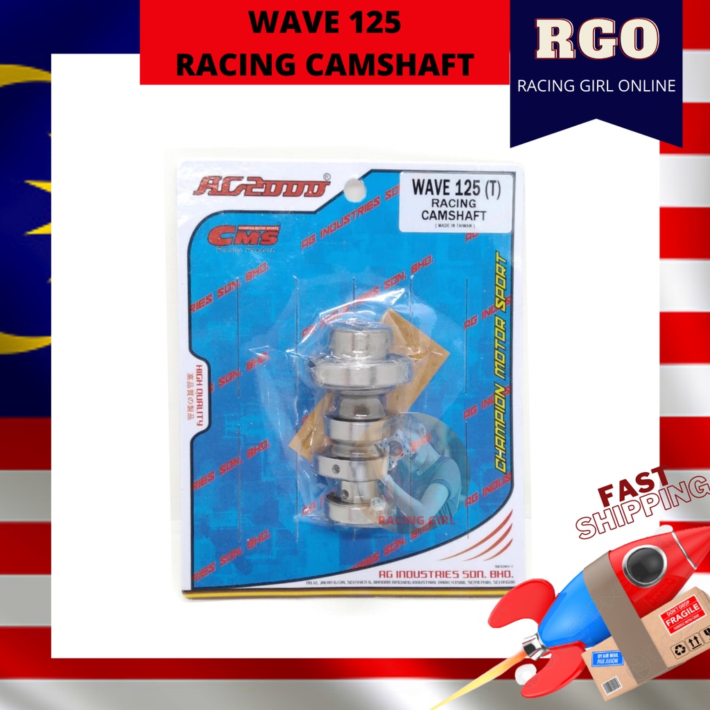 WAVE 125 RACING CAM SHAFT CMS / CAMSHAFT RACING W125 | Shopee Singapore