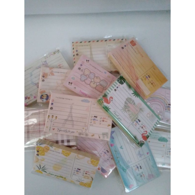 50pcs CHEAP OLSHOP PACKAGE SHIPPING LABEL ADDRESS STICKERS READY STOCK ...