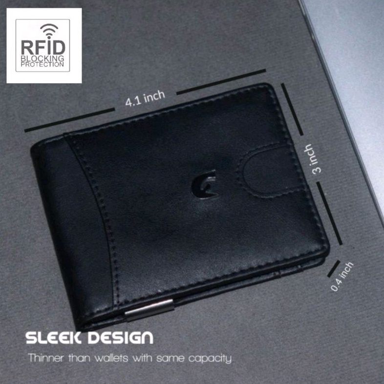Project Ghost RFID Stainless Money Clip Slim Wallet | Shopee Singapore