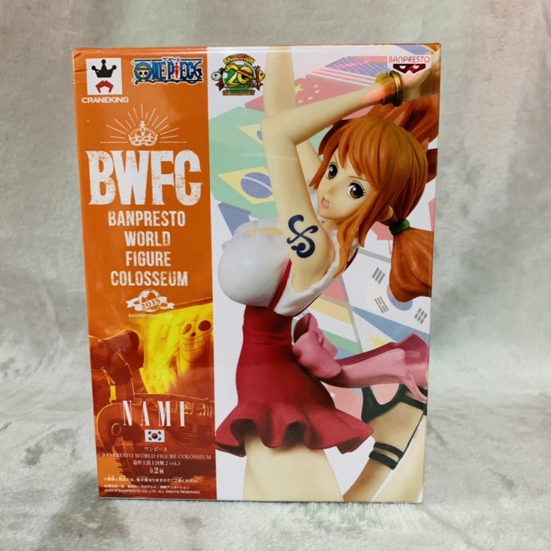 Japanese Version Gold Certificate Wide Box Damage One Piece BWFC Cake ...