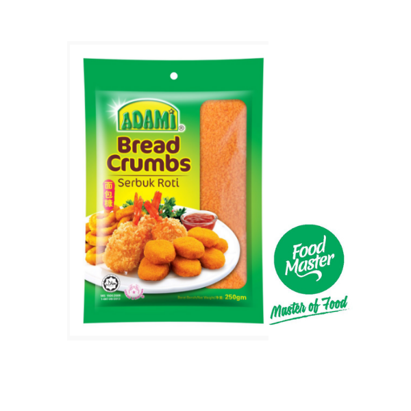 Adami Bread Crumbs / Serbuk Roti 250gms ( Orange ) ( Free Premium ...