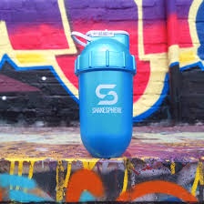 ShakeSphere Tumbler | Shaker Bottles | 700ml - Metallic Cyan