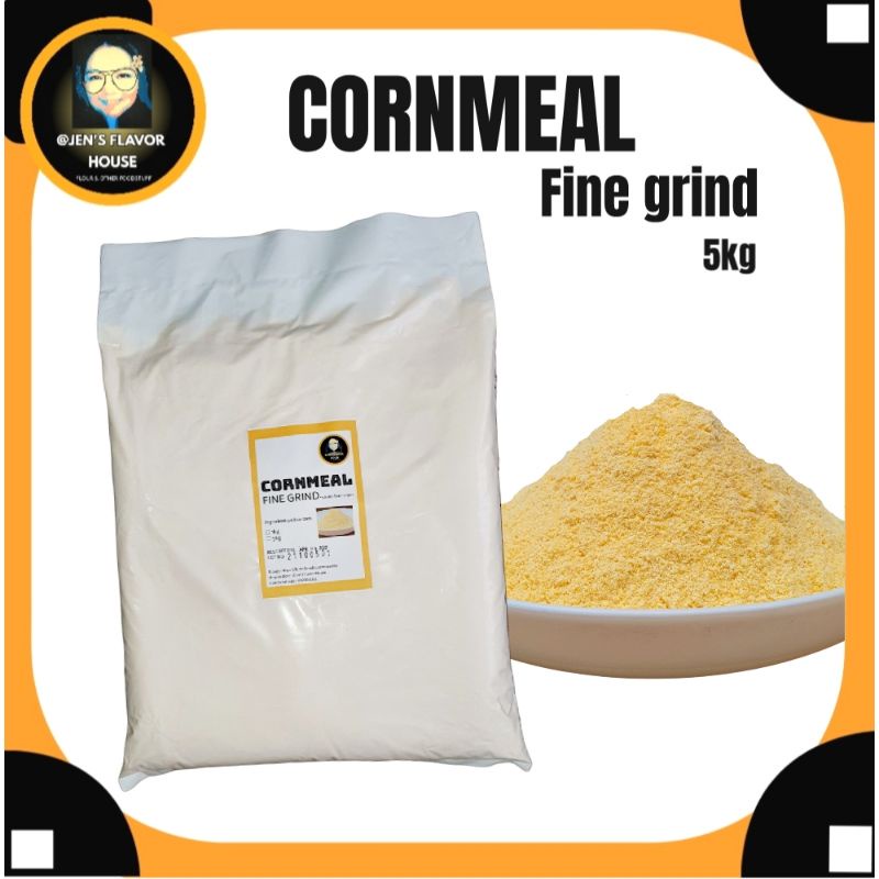 Cornmeal Pure Yellow corn Fine Grind 5KG Shopee Singapore