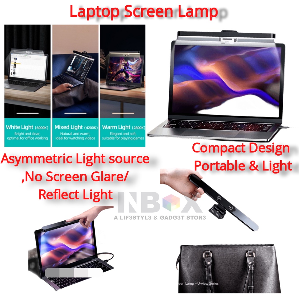 Notebook Laptop Screen Lamp (U-view Series) | Shopee Singapore
