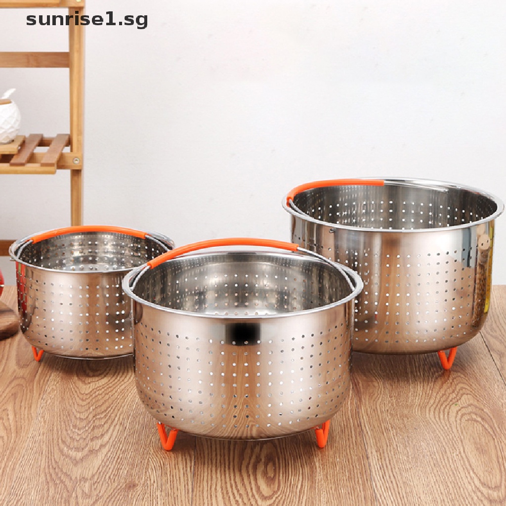 sunrise1 Stainless Steel Steamer Basket Instant Pot Accessories for 3 6 8 Qt Instant Pot SG