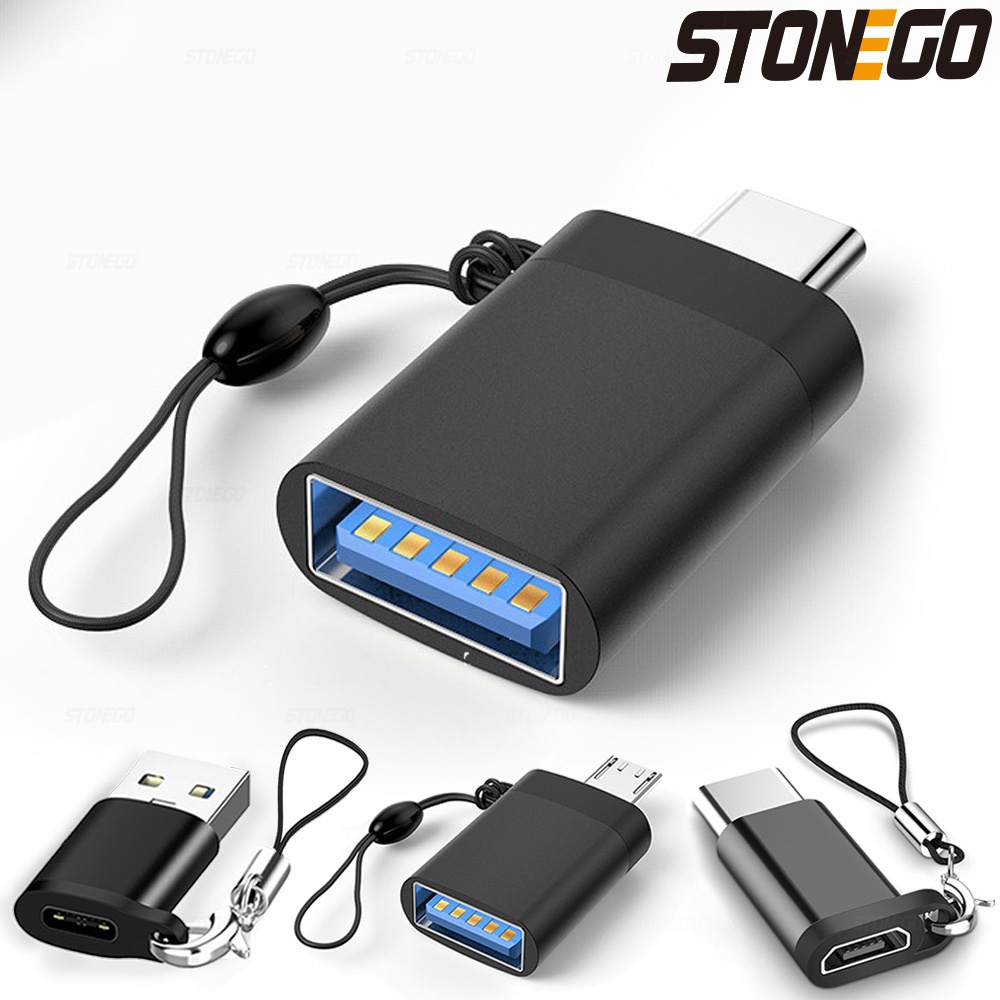 USB To Type C Stonego OTG Adapter USB USB-C Male To Micro USB Type-c ...