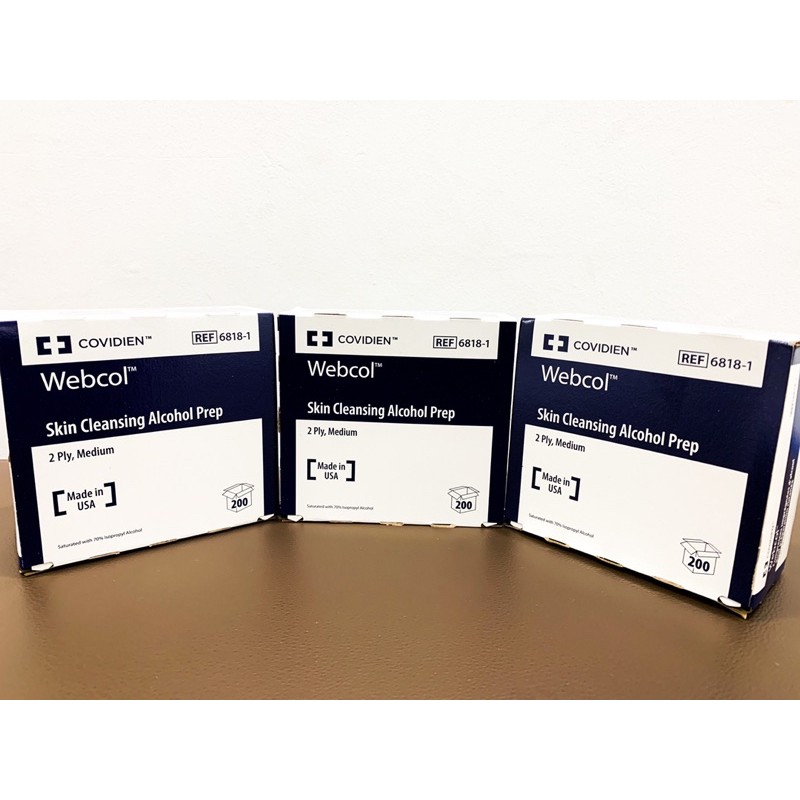 Webcol alcohol online swabs