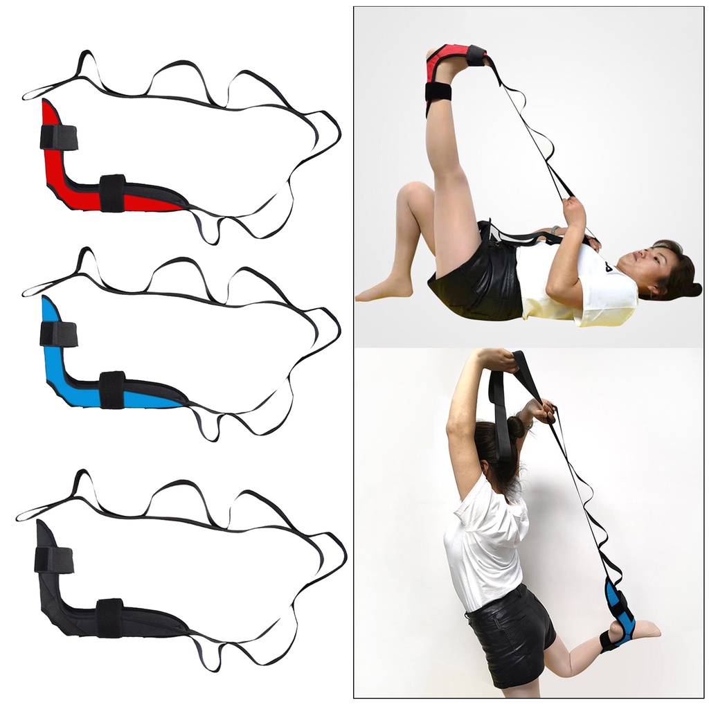 Calf Pull Belt for Plantar Fasciitis Relief Ankle Stretcher Hamstring ...