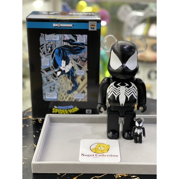 その他 BE@RBRICK SPIDER-MAN BLACK COSTUME BE@RBRICK SPIDER MAN BLACK COSTUME 1000 % Medicom Toy