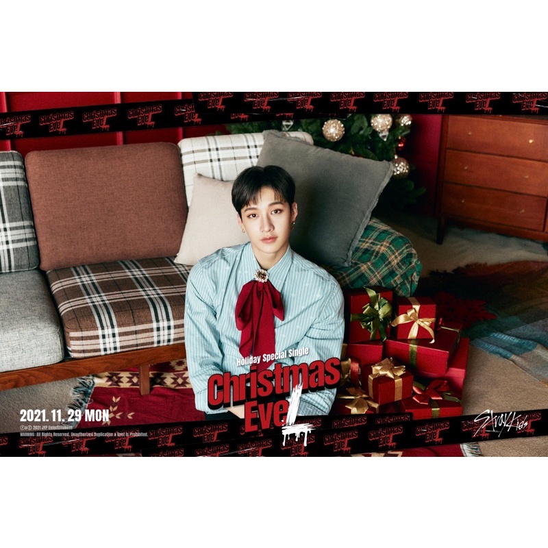 OFFICIAL INSTOCK] Stray Kids Christmas Evel Album Photocard PC