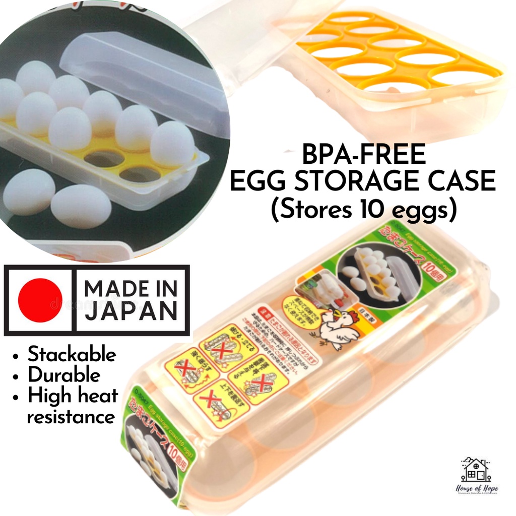 2 Tier Stackable Egg Organizer Lid Plastic Egg Storage