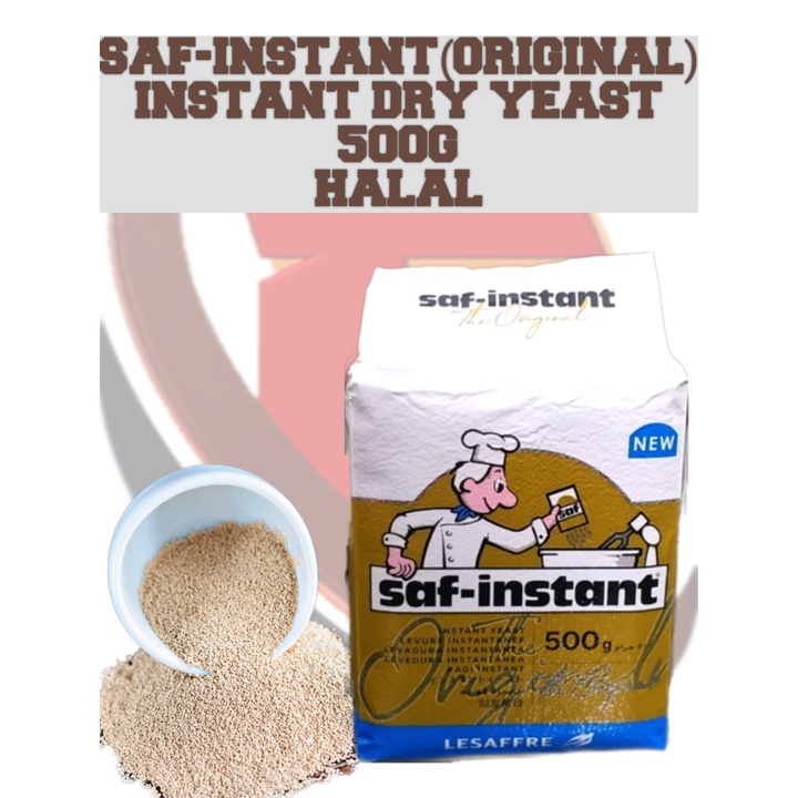 SAF-INSTANT YEAST THE | HALAL | IBU ROTI | 500G | Shopee Singapore