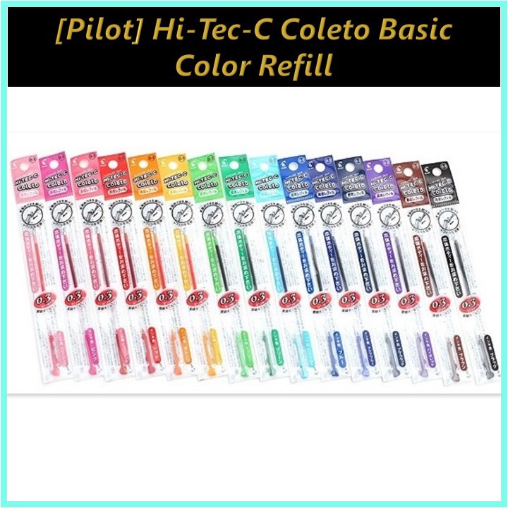 Pilot Hi-Tec-C Coleto Customizable Multipen Refill | Shopee Singapore