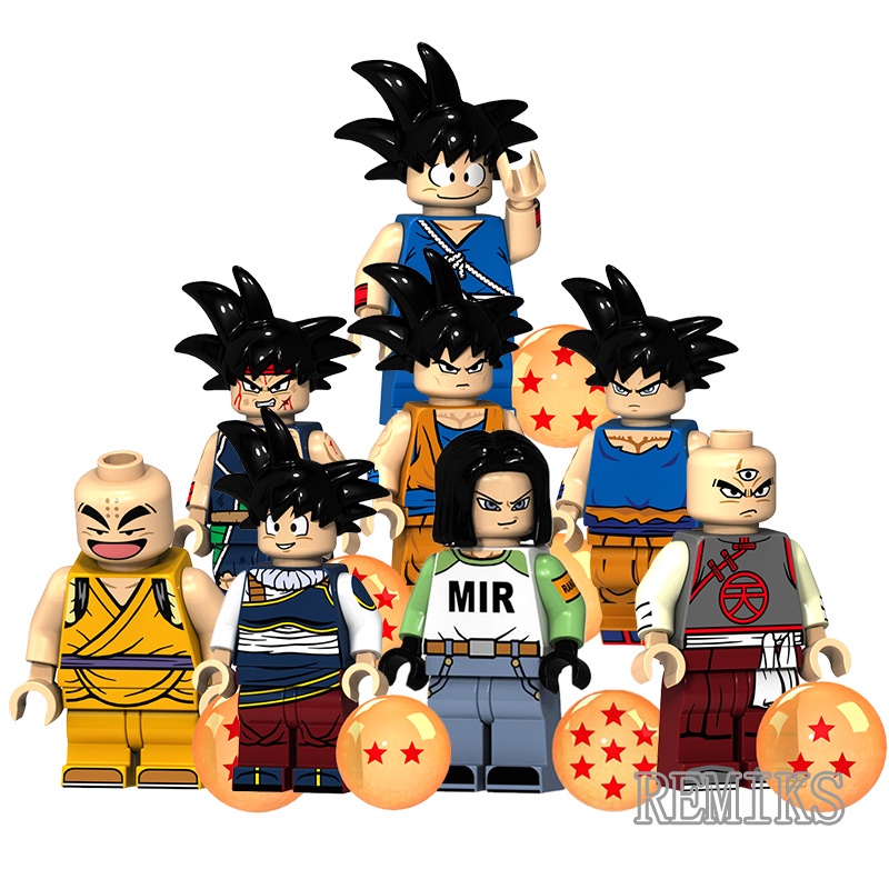 dragon ball minifigure z vegeta broly Son Goku manga Building Blocks