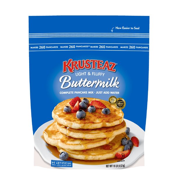 Krusteaz Light & Fluffy Buttermilk – Mix Per Pancake 5 Libbre (2.27 Kg) - Foto 6