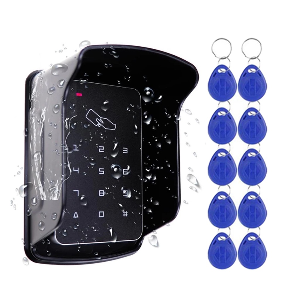 Painted Metal Rain Waterproof Outdoor Closure Cover Case For Fingerprint Attendance RFID Access Control Keypad Reader Intercom