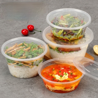 Disposable 1000ml Take Away Round Plastic Food Containers/Food Storage Box  with Lid - China 1000ml Food Container and Take Away Round Lunch Box price