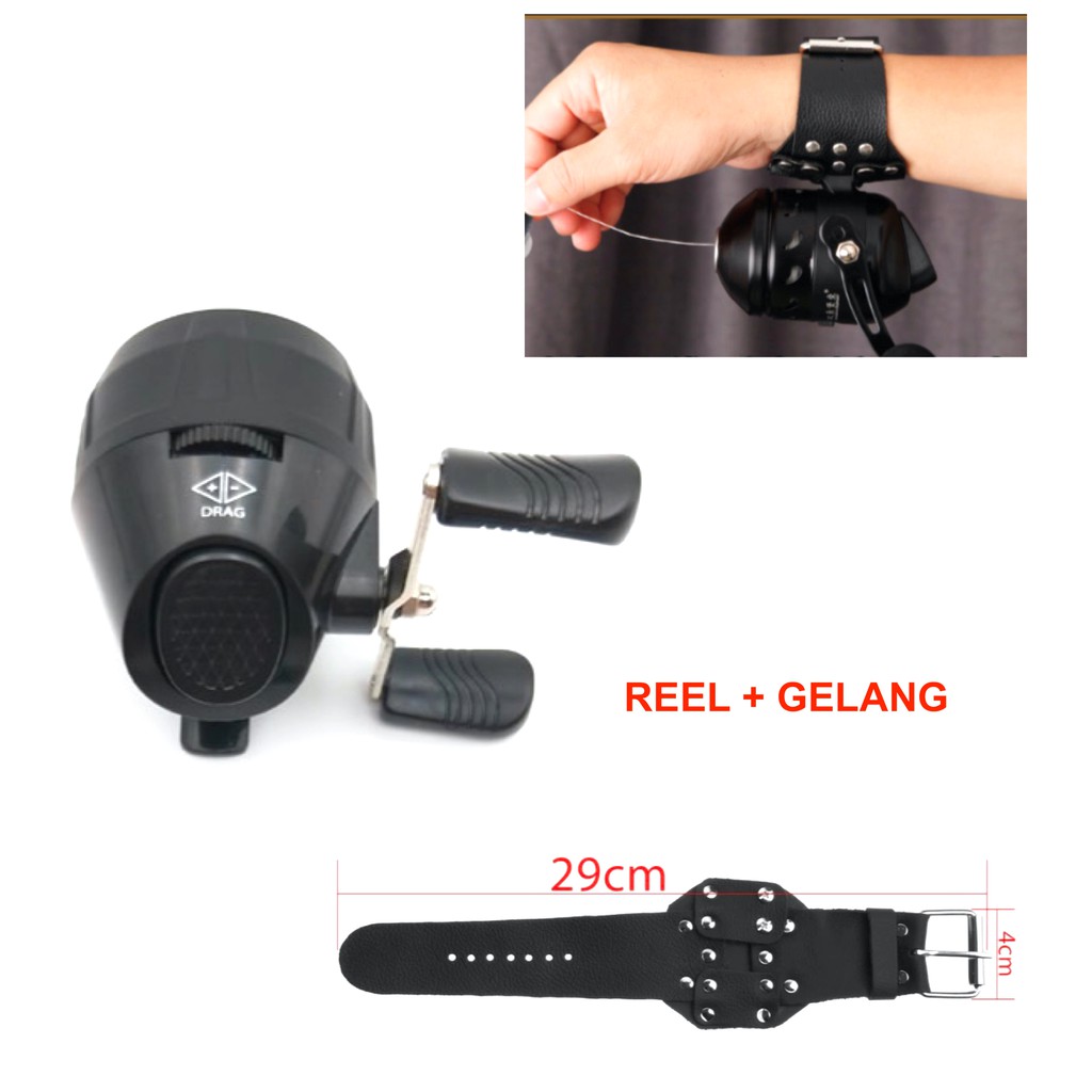 GULUNGAN KETAPEL PASER IKAN SLINGSHOT REEL