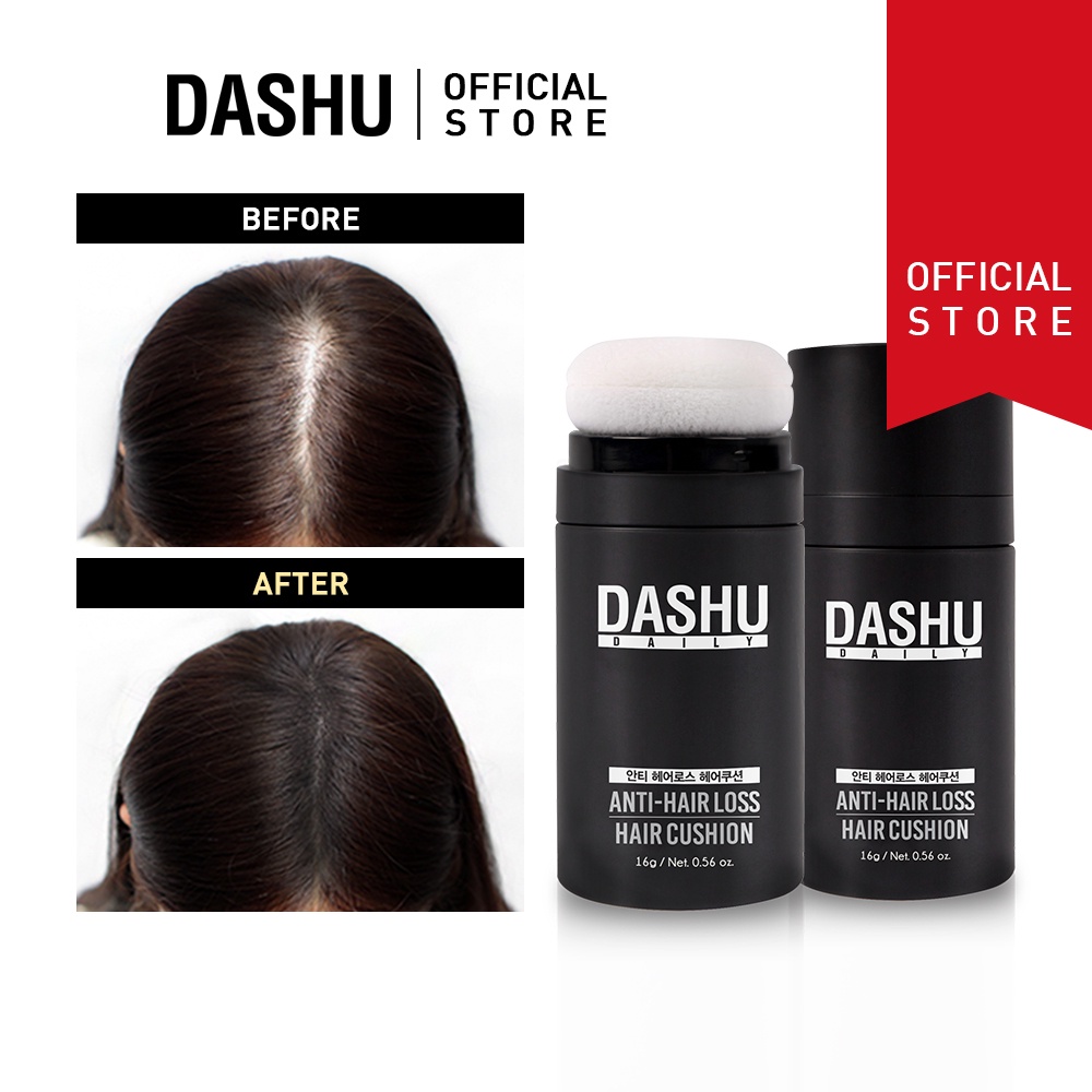 DASHU Daily Anti-Hair Loss Hair Cushion 26g/Natural Brown/Water