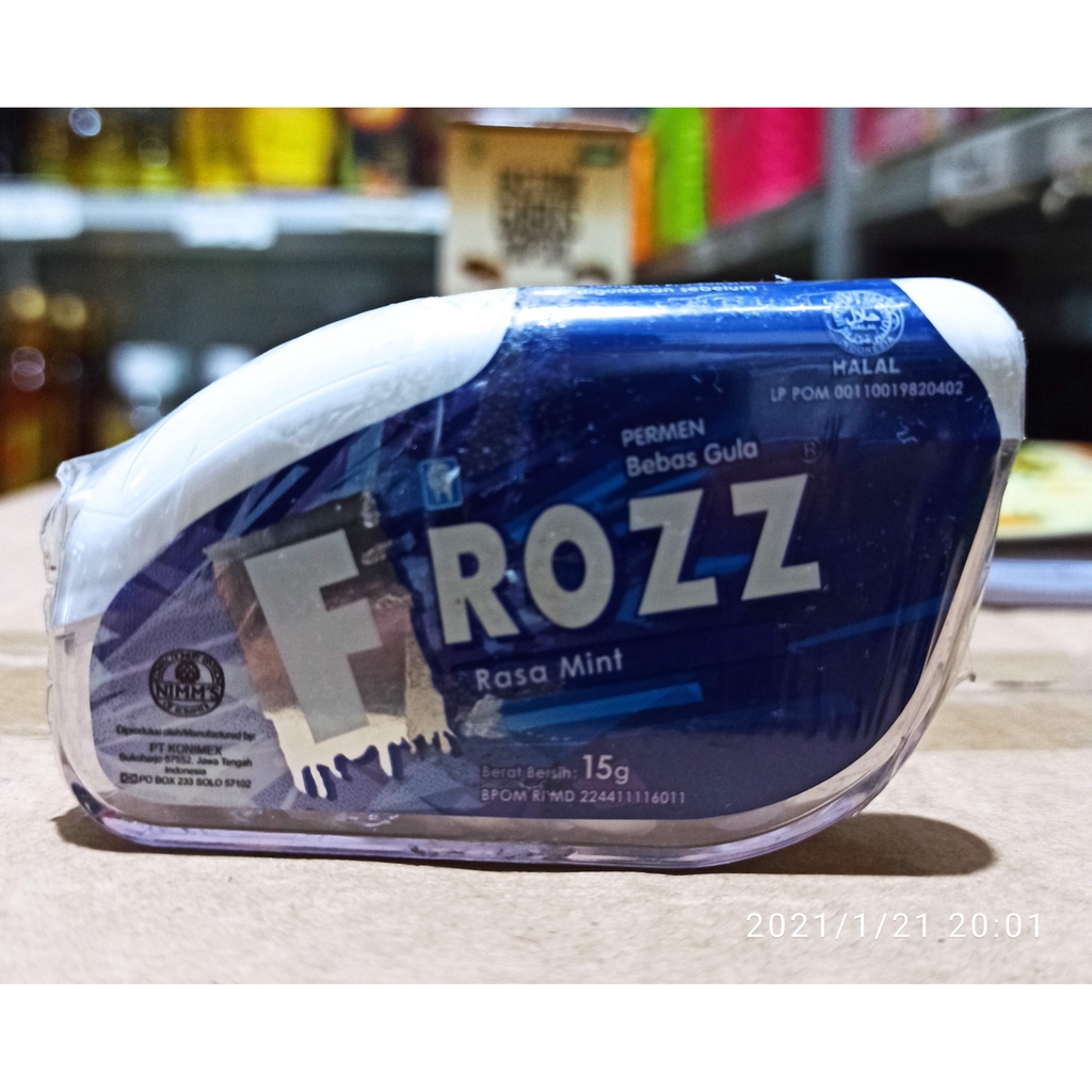 Konimex FROZZ Mint candy free, low calorie & refreshing cold Original ...