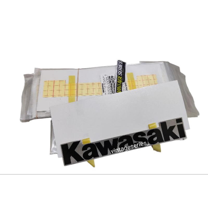 STRIPING NINJA RR OLD ZX SILVER sticker ninja rr silver ninja ZX silver ...