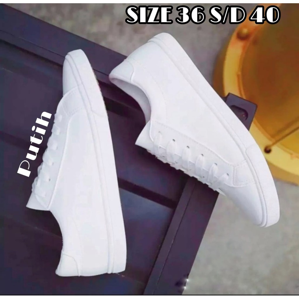 White canvas shoes hot sale size 4