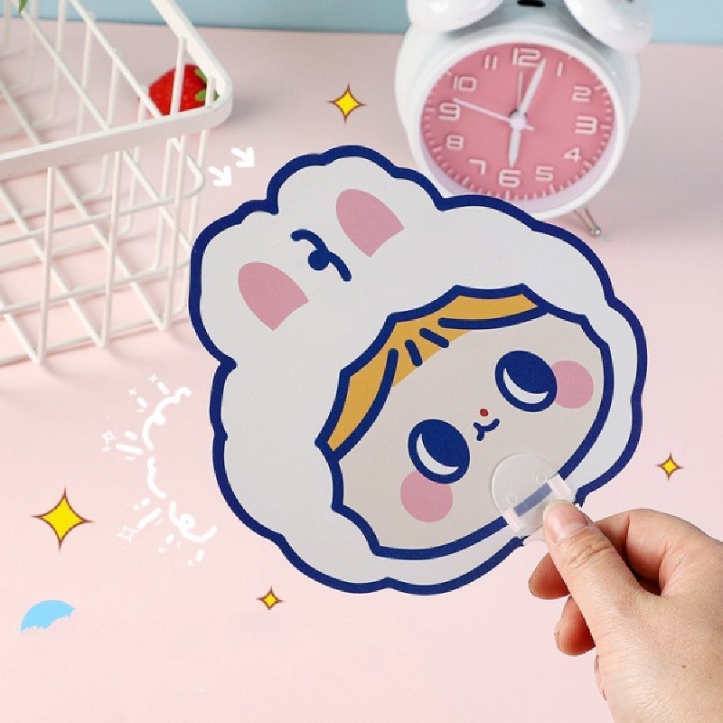 Mini Handheld Fan with Cute Cartoon Pattern | Shopee Singapore