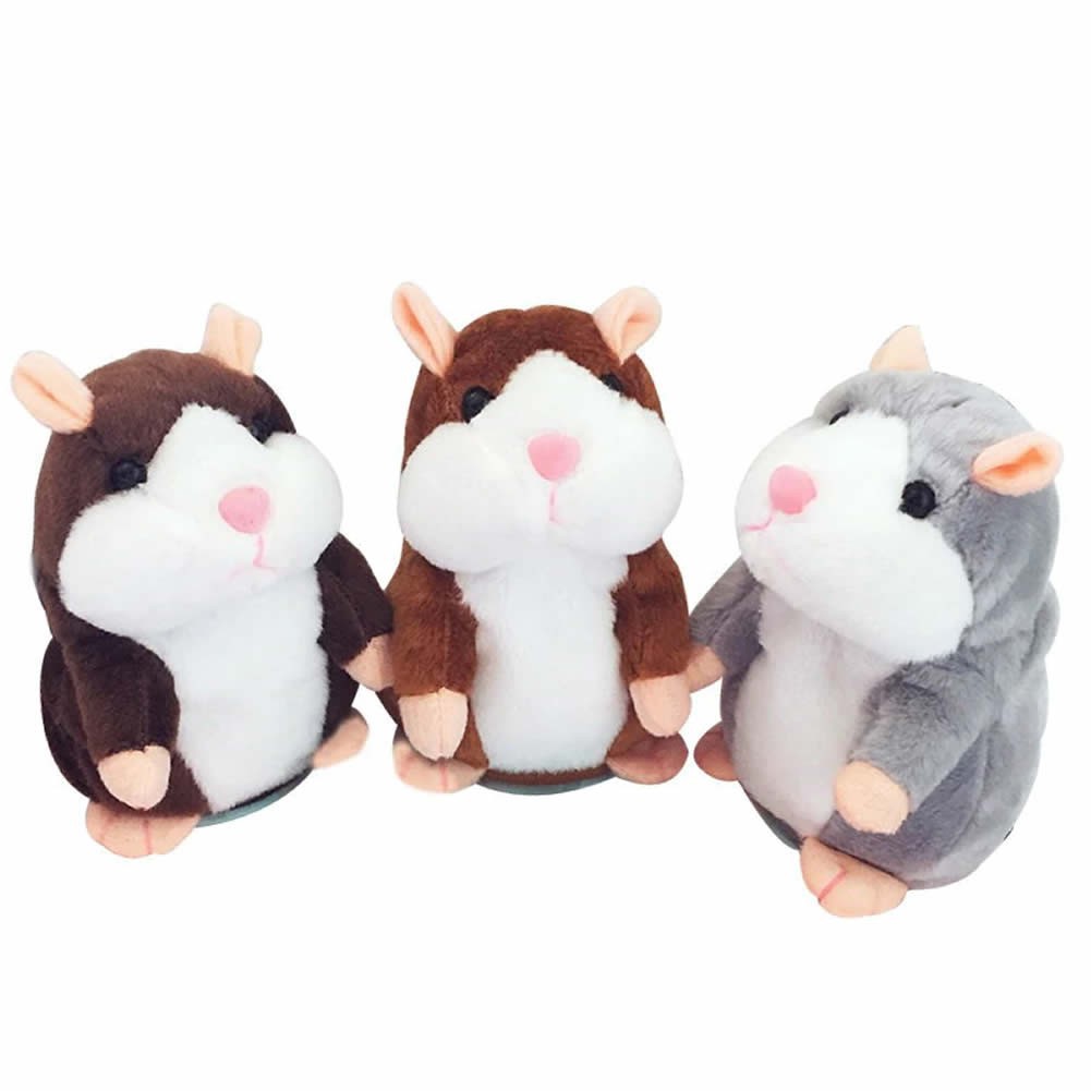 Hamster Copy Voice Pet Recorder Talking Hamster Plush lovely toys FREE SHIPPING Shopee Singapore