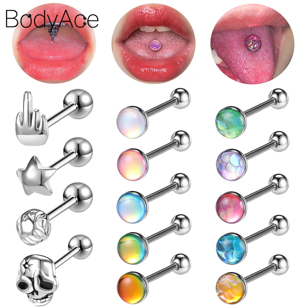 Cheap hot sale tongue piercing