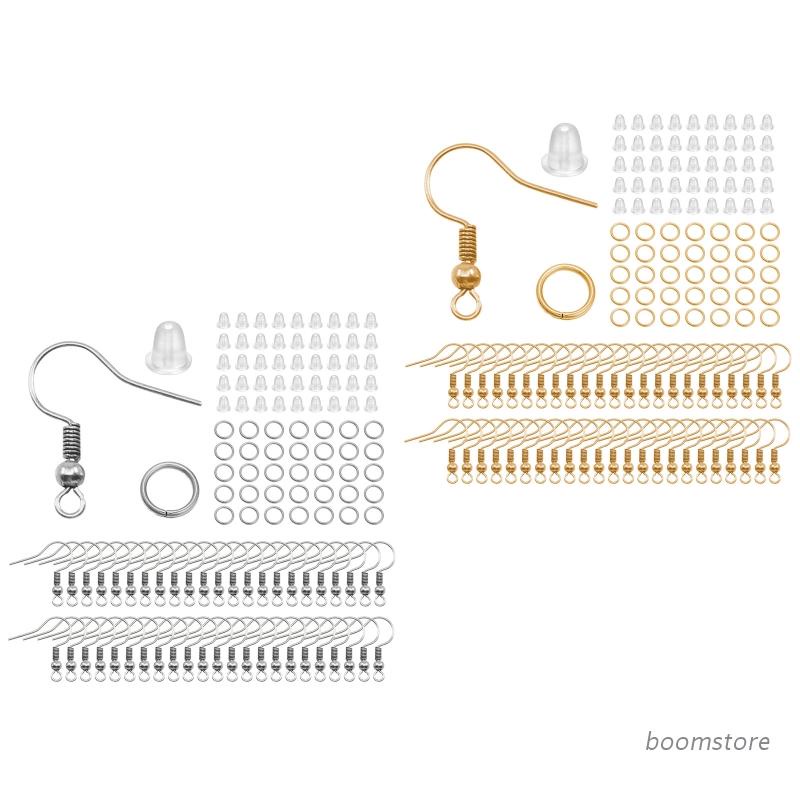 Boom Hypoallergenic Earring Hooks for DIY Jewelry Making,Earring Making Kit,Earring  Making Supply w/ Earring Backs Jump