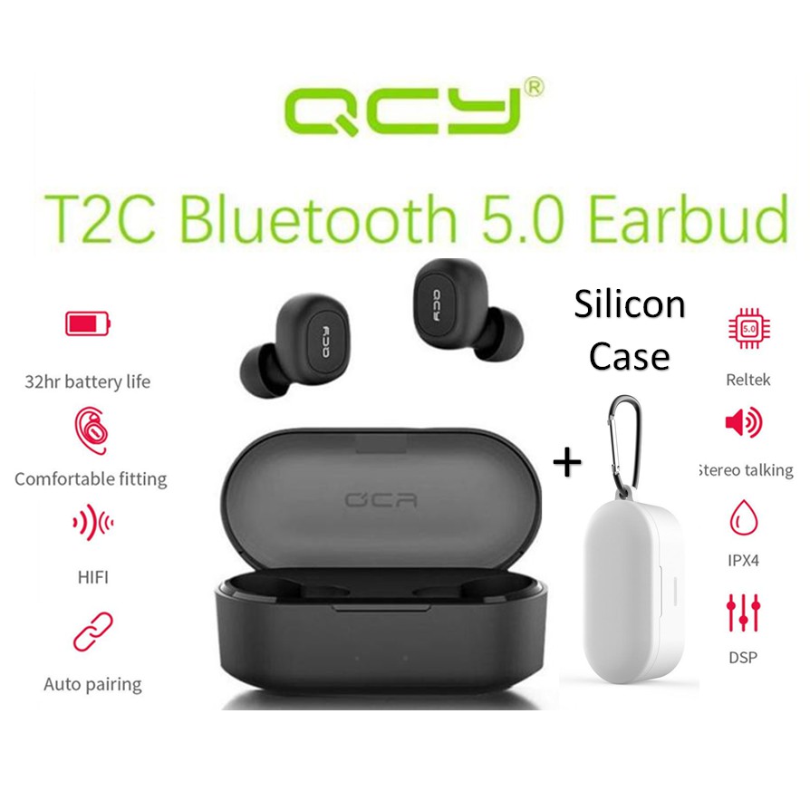 Xiaomi QCY T2C TWS Bluetooth Earphone, Auto-Pairing, CVC Noise